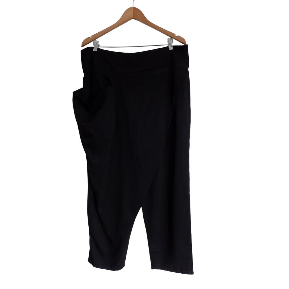 Zanzea black wrap pants womens size 3XL NWT